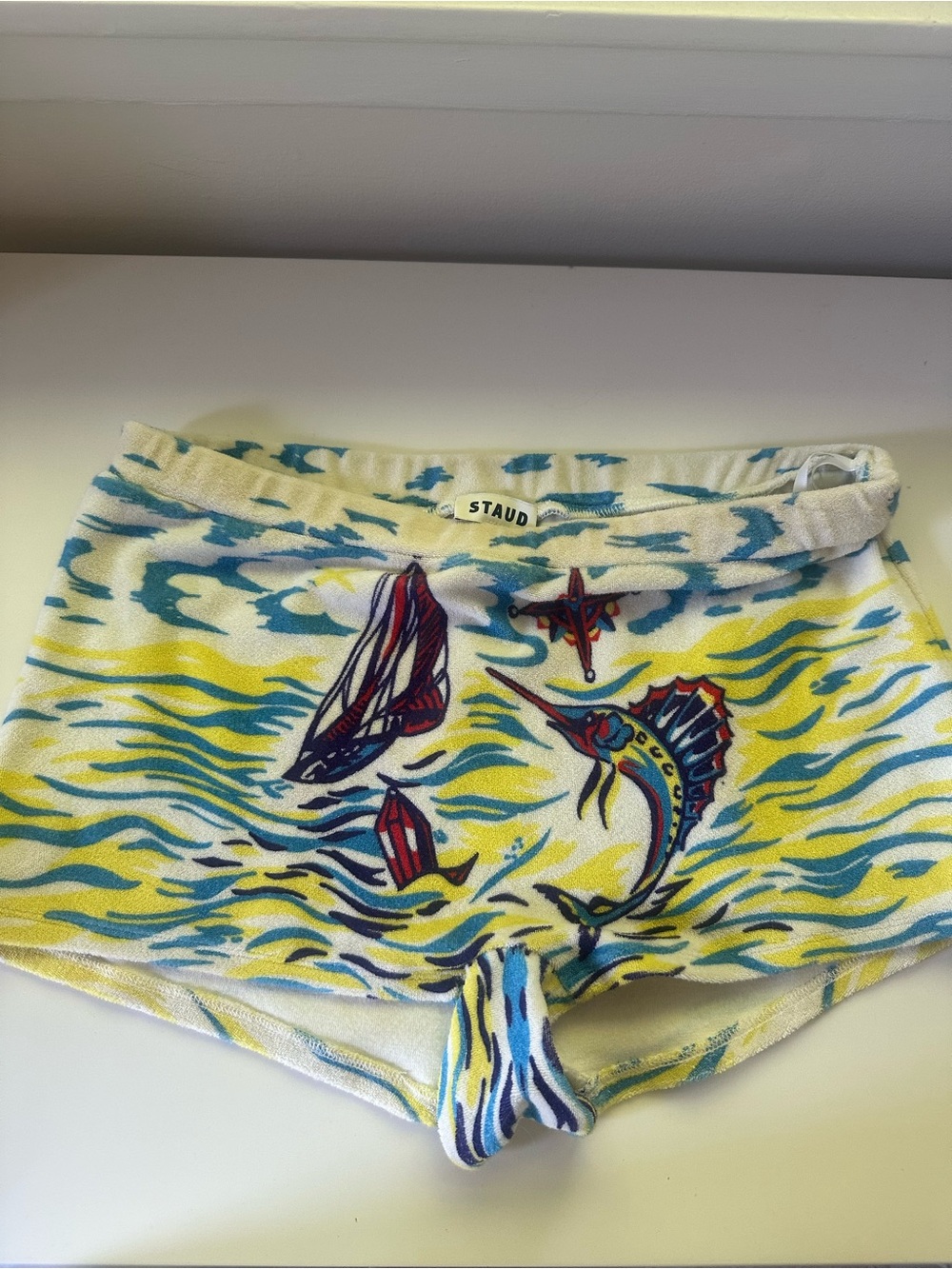 STAUD Mini Terry Shorts